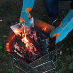 BEETRO 932℉ Heat Resistant Forge/Mig/Stick Welding Gloves for Oven/Grill/Fireplace/Furnace/Stove/Pot Holder/Wood Burner