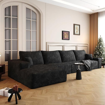 136" Sectional Couches for Living Room Cloud Couch Sofa by AWarmHomeForYou