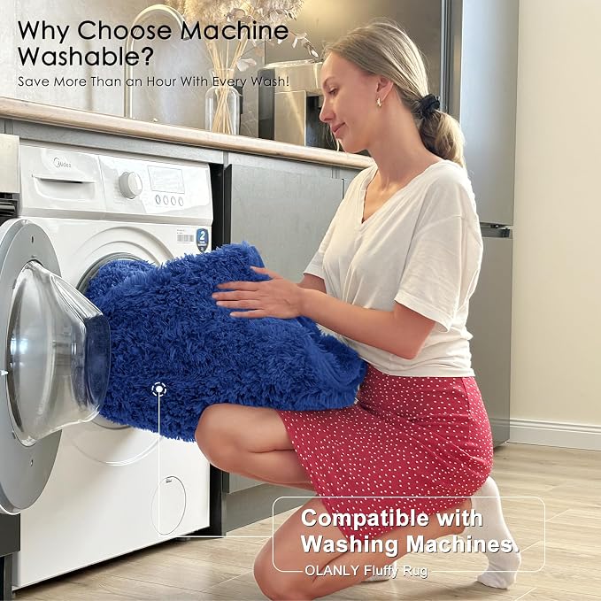OLANLY 9x12 Machine Washable Large Area Rugs - Image 2