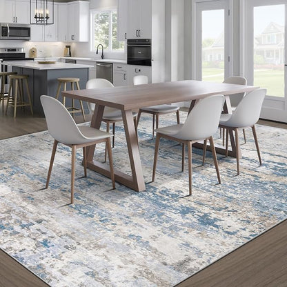 pmtsns Area Rugs 8x10 for Living Room: Washable Rug Modern Abstract Neutral - Image 7