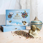 BREWIX, Discover Calm Premium Herbal Tea Christmas Gift Box (3.53oz/50+ Cups) | Tea Gift Sets For Tea Lover | 6 Unique Herbal Teas | Best for Birthdays, Anniversaries & Holidays