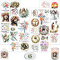 4 Sheets Rub on Transfers for Crafts, Bible Quotes Furniture Transfers for Wood by Dorsbaby