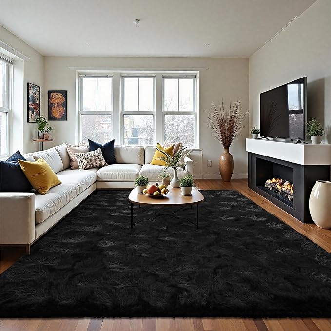 LOCHAS Area Rugs Fluffy Living Room Carpets - Image 7