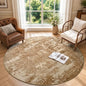 4Ft Round Area Rugs for Living Room, Soft Non-Slip Washable Rugs Modern by Cuzwlovita