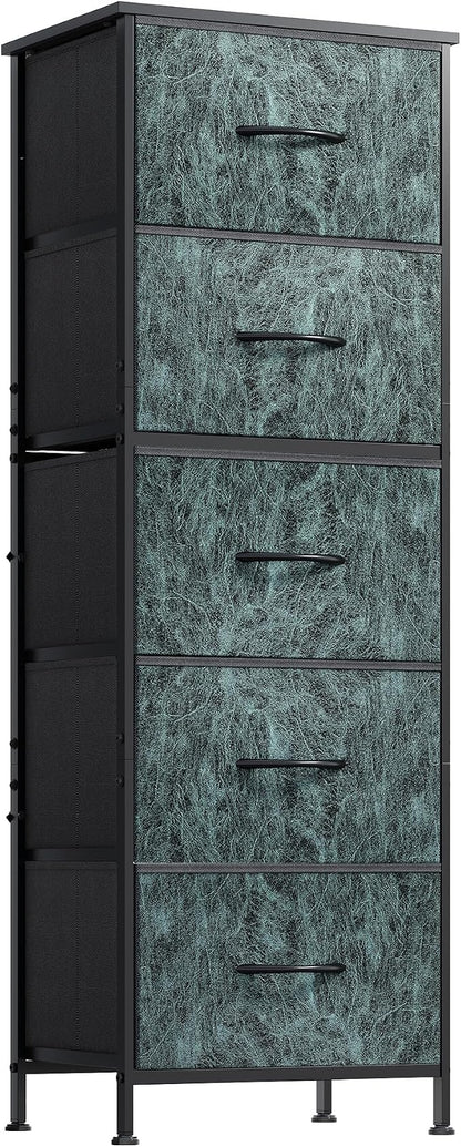 WLIVE Fabric Dresser, 5-Drawer Tall Dressers by WLIVE