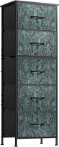 WLIVE Fabric Dresser, 5-Drawer Tall Dressers by WLIVE
