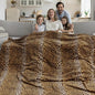 Edenleaf Fleece Queen Size Super Soft Cozy Leopard Print Blanket by Edenleaf