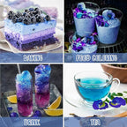 10oz Butterfly Pea Flower Powder - Natural Blue Butterfly Pea Flower Tea | Blue Matcha Powder for Natural Coloring, Food, and Tea | without caffeine | No Additives | purely plant