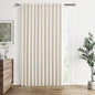 Extra Wide 100% Blackout Linen Curtains by Guken