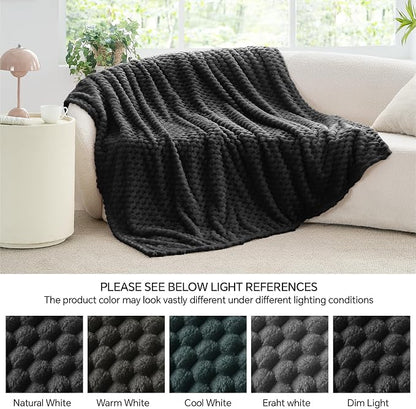 BEDELITE Black Large Throw Blanket - Image 8