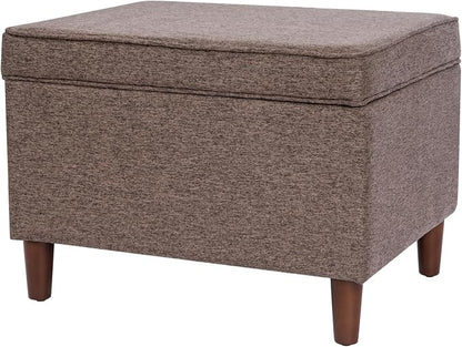 HomePop Home Decor | Dinah Collection Modern Storage Ottoman | Ottoman - Image 8