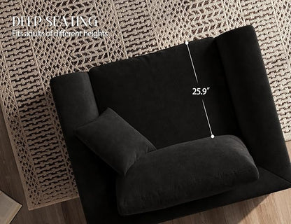 ohllob 48.6" Single Sofa, Small Boneless Couches - Image 3