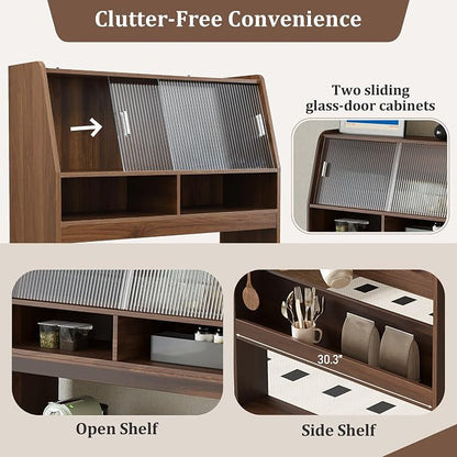 LUMISOL Space Saving Folding Dining Table - Image 4