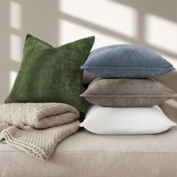 decorUhome Summer Couch Throw Pillow Covers 16x16 Set of 2, Decorative Soft - Image 4