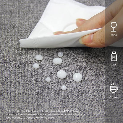 BALCONY & FALCON Round Tablecloth Washable Wrinkle Resistant and Water Proof - Image 3