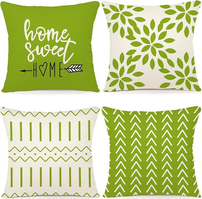 YCOLL Pillow Covers 16x16 Set of 4, Modern Sofa Throw Pillow Cover, Decorative by PillowCoversExpert