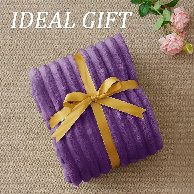 BEDELITE Ribbed Twin Blanket for Couch & Bed, Warm Yet Lightweight, Ribbed - Image 7