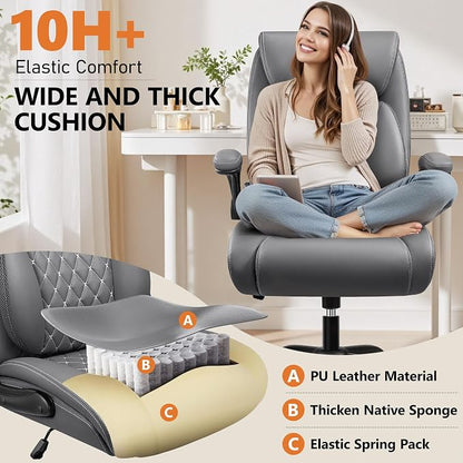 BESTFAIR Office Chair, Executive Computer Desk Chair - Image 7