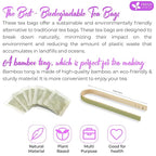 FreshDrinkUS, Premium 75 Astragalus Root Tea Bags, 100% Natural & Pure from Astragalus Root. Astragalus Root Herbal Tea. Made with Natural Material Tea Bags. No Sugar, No Caffeine, No Gluten, Vegan.