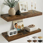 Dreamland 36 inch Floating Shelves, Rustic Wood Floating Wall Shelf by Dreamland