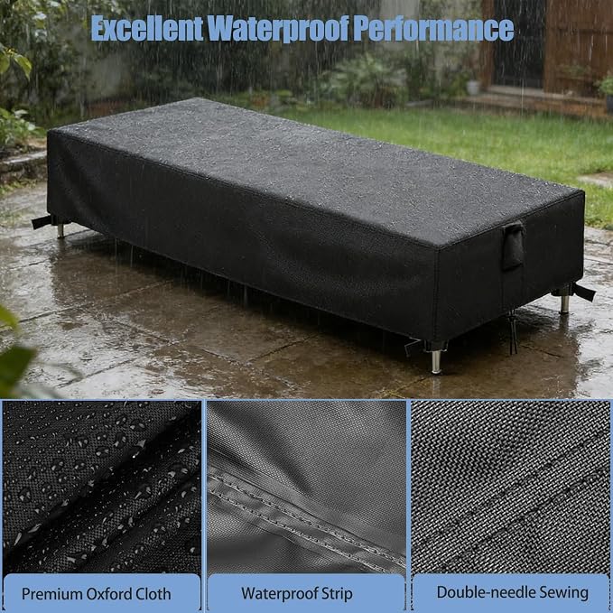 Chaise Lounge Covers, Waterproof Outdoor Lounge Chair Covers - Image 5