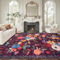 Purple Area Rug 9x12 for LivingRoom Bedroom | Low Pile; Non Slip;Machine by WelcometoBabovid