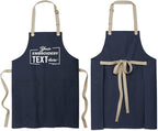 TEEAMORE Custom Embroidered Kitchen Apron Add Your Name Logo Design Cooking Baking Kitchen Chef Apron Gifts