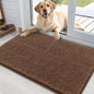 OLANLY Dog Door Mat for Muddy Paws 35x24, Super Absorbent Chenille Mud Mat | by OLANLY