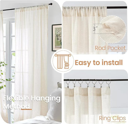 BGment 90 Inches Long Curtains for Living Room - Image 6