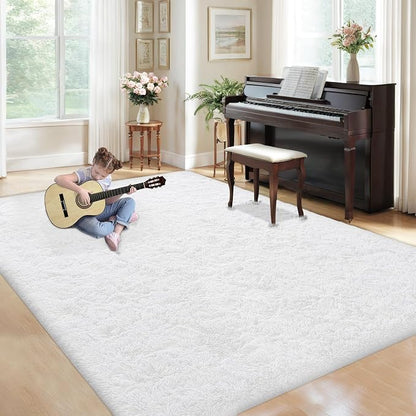 5x7 Area Rug for Living Room: Fluffy Shag Soft Washable Rugs Fuzzy Plush Indoor - Image 7