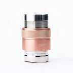 Crema Coffee Products 39.25mm Hand Tamper & Coffee Distributor V2 | Compatible with Flair Classic, Signature,and Neo|Double-Sided, Adjustable Depth Tool|Made with Durable 304 Stainless Steel|Rose Gold