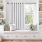 NICETOWN Room Darkening Greyish White Curtain by NICETOWN