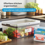 MESS Dissolvable Freezer Labels – 500-Pack – Removable Labels for Containers, Blank Food Storage Stickers, 1x2 in, Bottles, Jars & Freezer Use