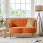 HULALA HOME Modern Velvet Loveseat Sofa by HULALAHOME