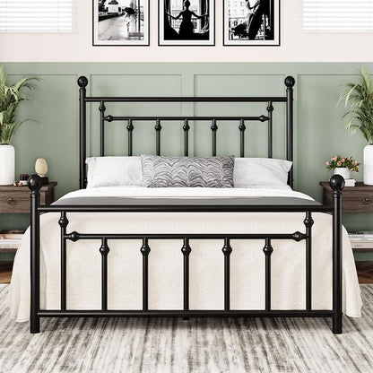 Allewie 14 Inch Queen Size Metal Platform Bed Frame by Allewie