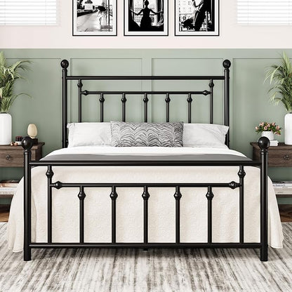 Allewie 14 Inch Full Size Metal Platform Bed Frame by Allewie