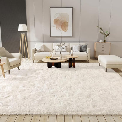 LOCHAS Area Rugs 9x12 Fluffy Living Room Carpets - Image 4