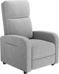 GarveeHome Linen Fabric Manual Recliner Chair, by GarveeHome