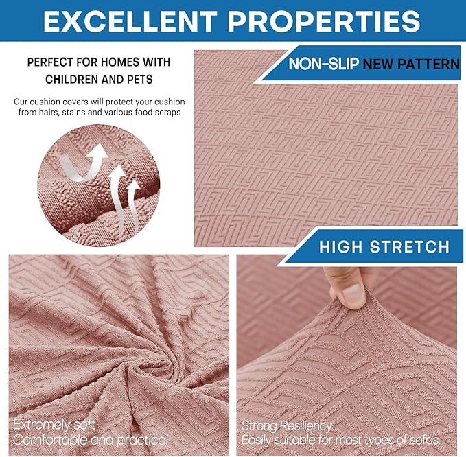 XINEAGE New 4 Pieces Extra Large Couch Covers - Image 5
