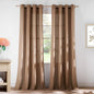 NICETOWN Gold Brown Linen Curtains by NICETOWN