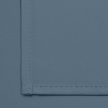 Yakamok Stone Blue Room Darkening Window Curtains 42x36 Inch - Image 6