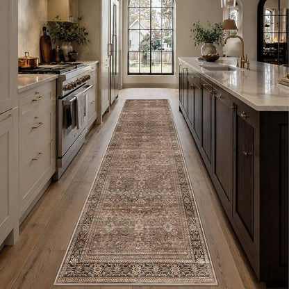 Schweek 2.6x10 Runner Rug Washable Non-Slip Hallway Rugs - Image 3