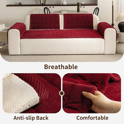 Couch Covers for Dogs Washable, 27.6"x59.1" Non Slip Couch Covers for Loveseat - Image 3