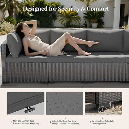 WWR Patio Furniture Set 7 Piece - Image 3