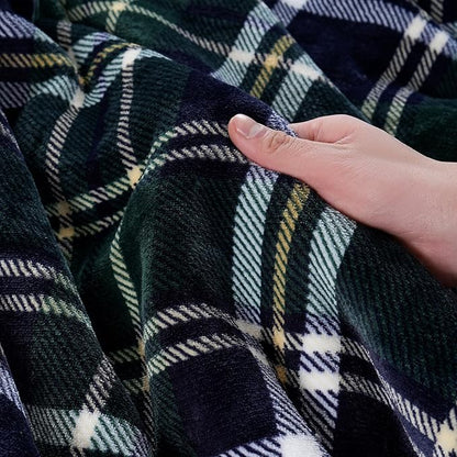 PU MEI Sherpa Fleece Throw Blanket 60" x 80" Reversible Plush Fluffy Large Big - Image 5