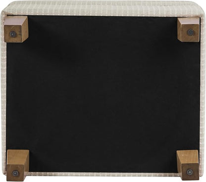 HomePop Home Decor | Upholstered Modern Rectangular Storage Ottoman | Hinged - Image 9