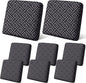 Geyoga 8 Pcs Patio Stretch Sofa Cushion Covers Outdoor Cushion Covers by Geyoga