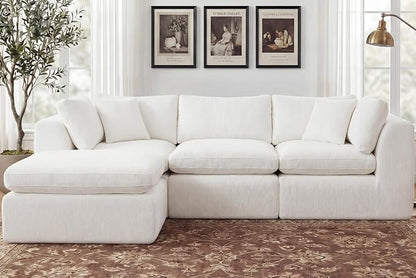 GRUSIGN 110'' Oversized Cloud Sectional Boneless Couch - Image 9