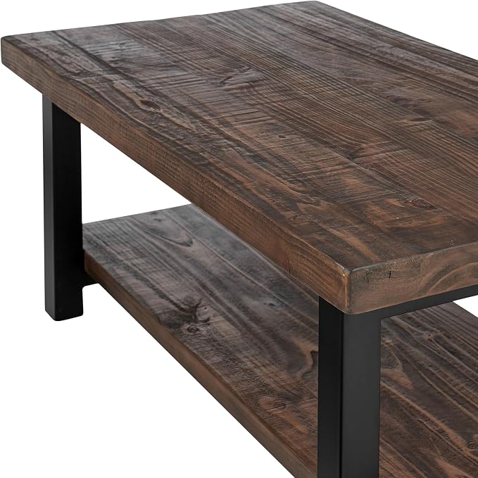 Pomona 42-Inch Rectangular Solid Wood Coffee Table - Image 10
