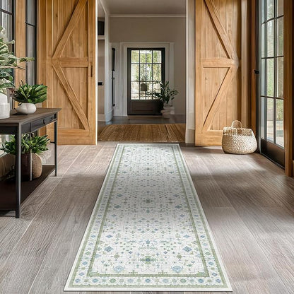 Oushak 3x12 Wide Hallway Runner Rug by HazoHaus